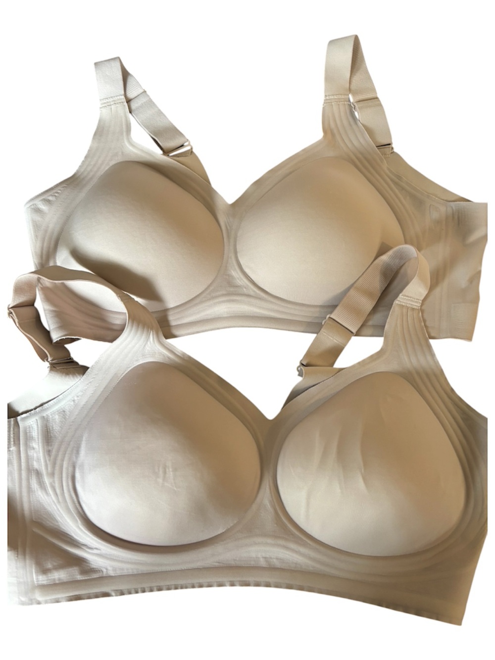 3X Bundle Seamless Nude Wireless Molded-Cup Bra - Women Intimates & Sleepwear